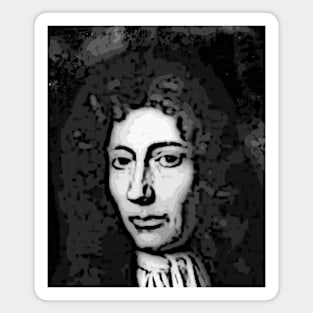 Robert Boyle Black And White Portrait | Robert Boyle Artwork 2 Magnet